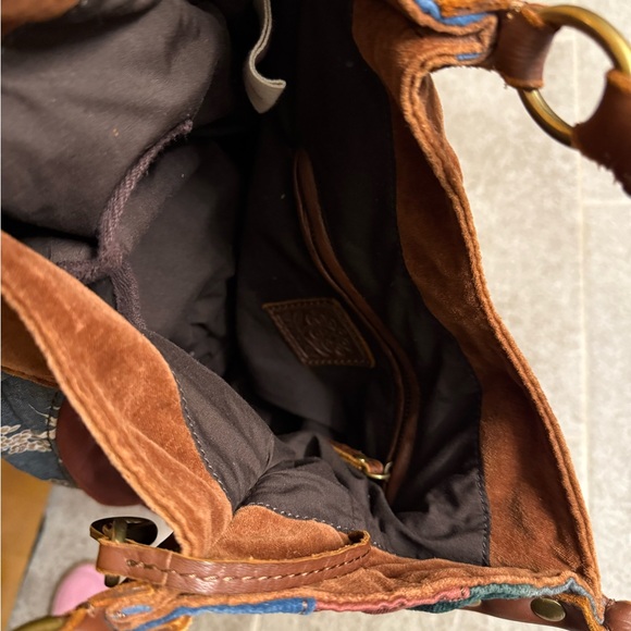 Lucky Brand Colorful Patchwork Hobo Bag - Picture 8 of 13